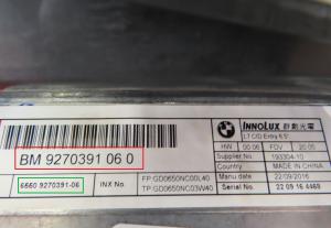BMW  - 1 Serie F20 facelift v.a. 2015 Navigatiescherm reparatie